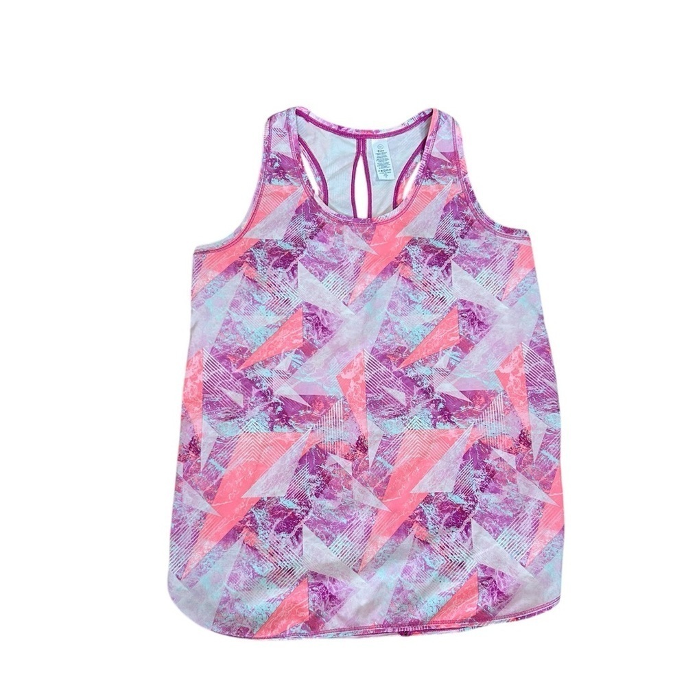 Ivivva By Lululemon Neon Pink Sun Sprinter Racerback Singlet Tank Girls Size 14